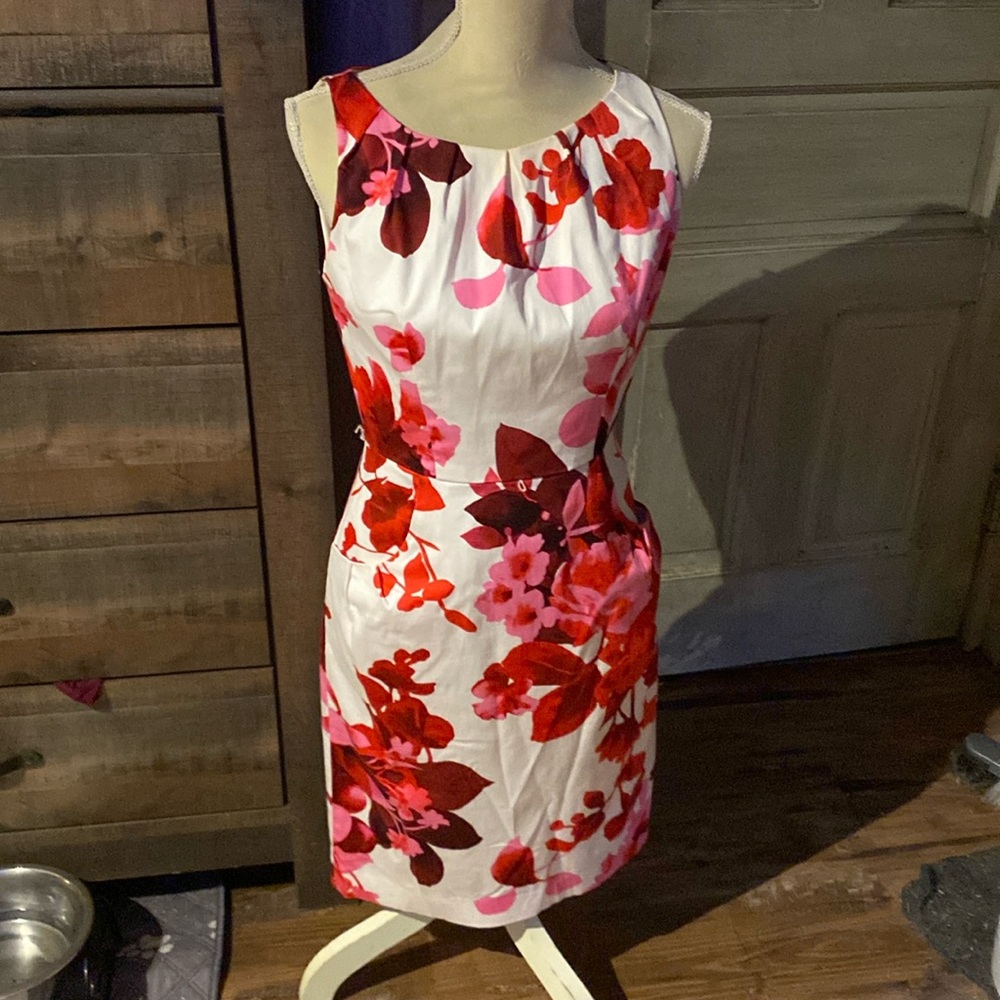 Floral Nine West Sleeveless Dress